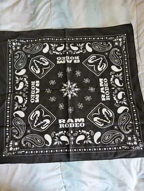 Vintage Dodge Ram Rodeo Western Paisley Bandana